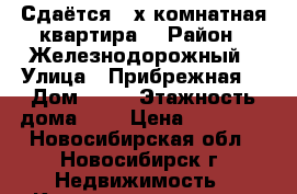 Сдаётся 2-х комнатная квартира  › Район ­ Железнодорожный › Улица ­ Прибрежная  › Дом ­ 19 › Этажность дома ­ 9 › Цена ­ 15 000 - Новосибирская обл., Новосибирск г. Недвижимость » Квартиры аренда   . Новосибирская обл.,Новосибирск г.